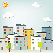 Obraz Mestečko zs4606